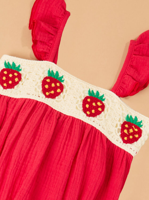 Sadie Strawberry Bubble Detail 2 - ALTAR'D STATE KIDS