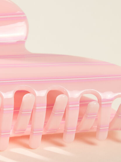 Pink Stripe Claw Clip - ALTAR'D STATE KIDS