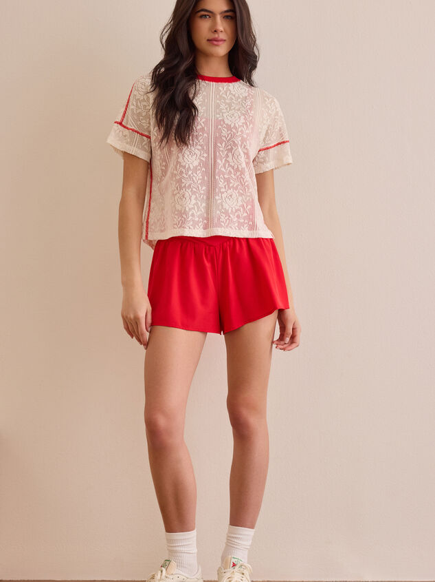 Movement Lace Tee Detail 3 - AS Kids