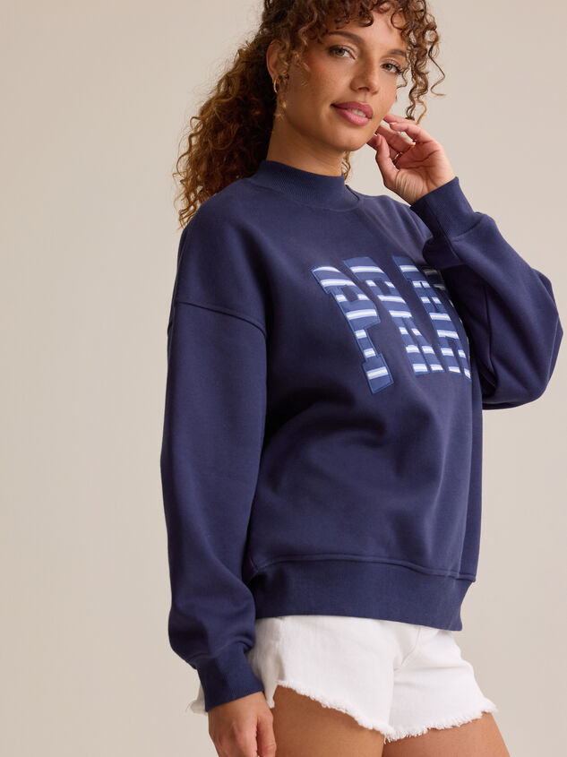 Pray Mockneck Pullover Detail 4 - AS Kids