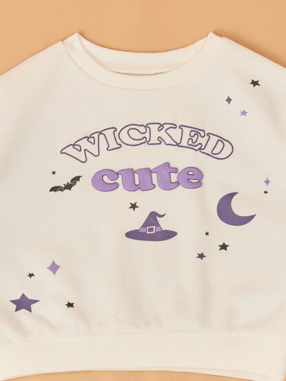 Wicked Cute Graphic Baby Sweatshirt - AS Kids