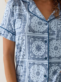 Haley Bandana Lounge Top Detail 4 - AS Kids