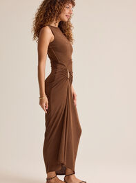 Jenni Draped Maxi Dress Detail 2 - AS Kids