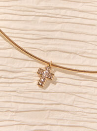 Radiant Grace Cross Necklace Detail 2 - AS Kids