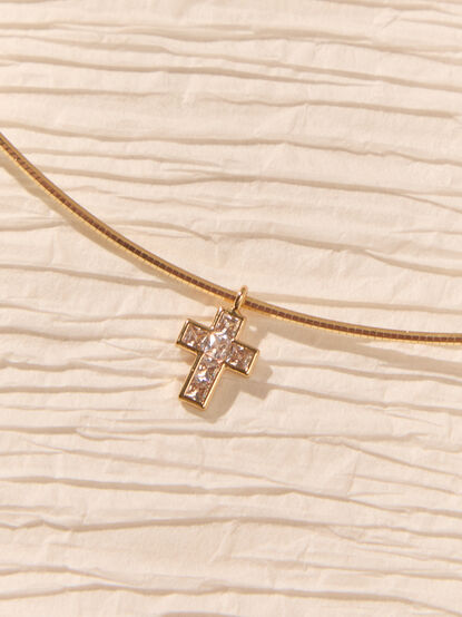 Radiant Grace Cross Necklace - AS Kids