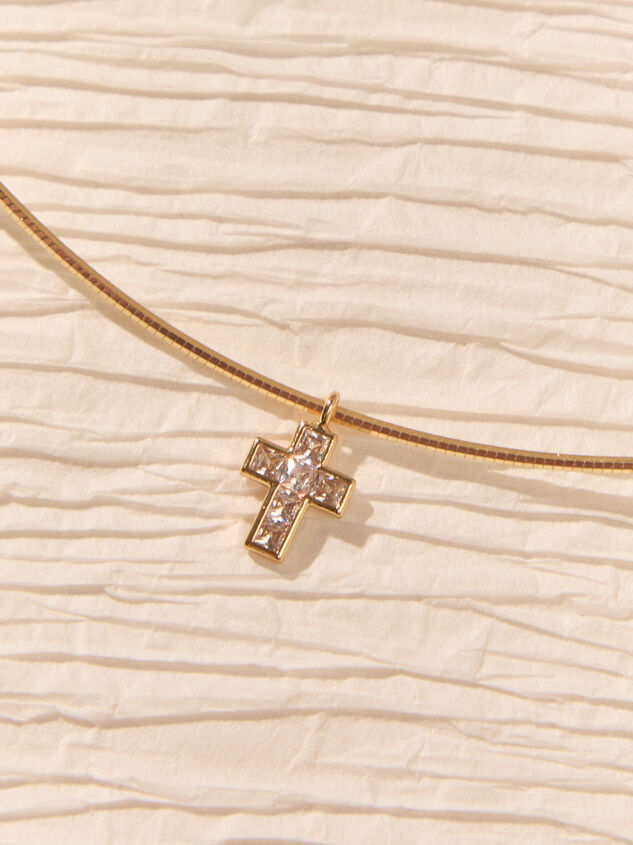 Radiant Grace Cross Necklace Detail 2 - AS Kids