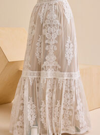 Arissa Floral Embroidered Maxi Skirt Detail 5 - ALTAR'D STATE KIDS