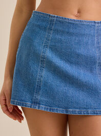 Rylee Denim Mini Skort Detail 3 - ALTAR'D STATE KIDS