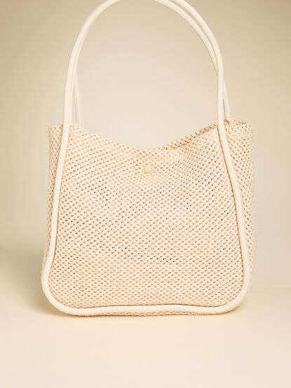 Jules Raffia Lined Tote Bag - ALTAR'D STATE KIDS