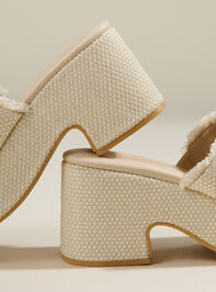 Matisse Terry Platform Heel Detail 3 - AS Kids