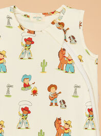 Vintage Cowboy Sleep Bag Detail 2 - ALTAR'D STATE KIDS