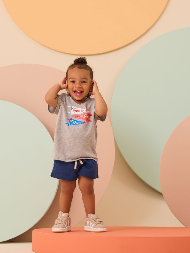 Home Run Flag Tee Detail 4 - AS Kids