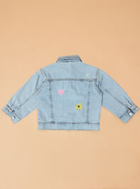 Maya Embroidered Denim Jacket Detail 4 - ALTAR'D STATE KIDS