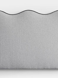 Gemma Stripe Upholstered Headboard Detail 3 - ALTAR'D STATE KIDS