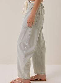 Laine Striped Barrel Jeans Detail 4 - AS Kids