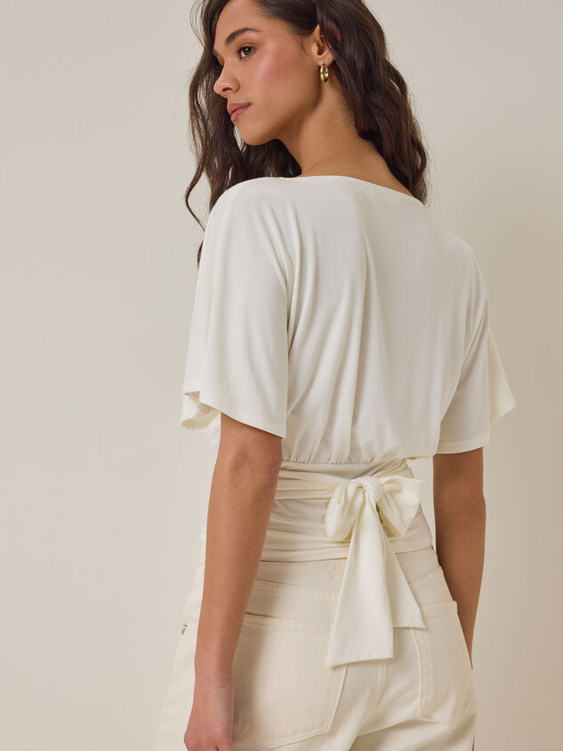 Mina Boatneck Fitted Top Detail 5 - AS Kids
