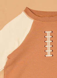 Football Laces Raglan Set Detail 4 - AS Kids