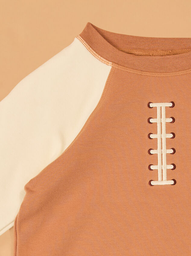 Football Laces Raglan Set Detail 4 - AS Kids