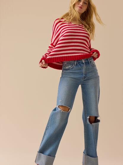 Kataleya Striped Sweater - ALTAR'D STATE KIDS