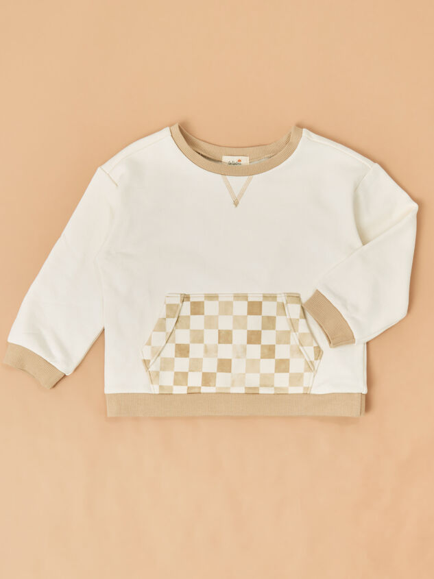 Vance Checkered Sweatshirt Detail 3 - ALTAR'D STATE KIDS