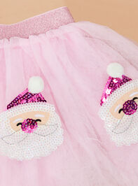 Sequin Santa Tutu Skirt by Mudpie Detail 3 - ALTAR'D STATE KIDS