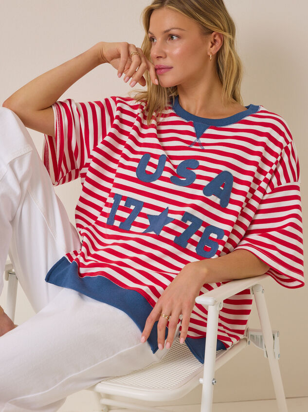 USA 1776 Striped Tee - ALTAR'D STATE KIDS