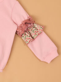 Carly Ruffle Sweatshirt Bubble Detail 5 - AS Kids