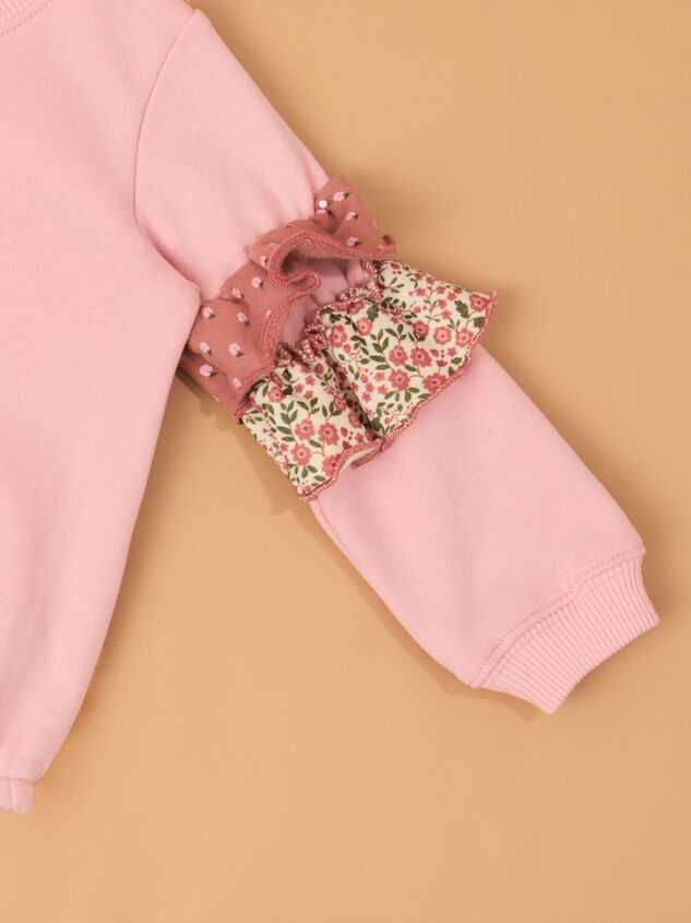 Carly Ruffle Sweatshirt Bubble Detail 5 - AS Kids