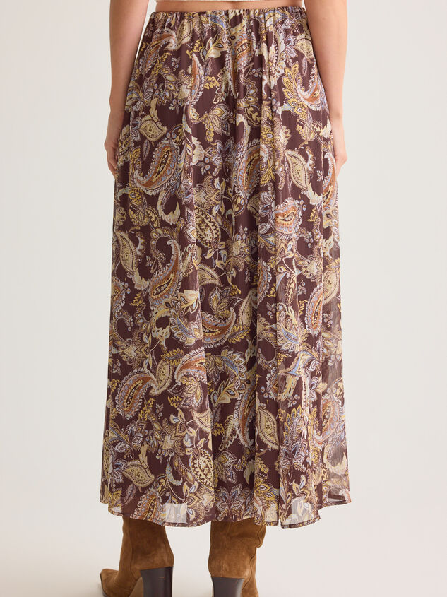 Janet Paisley Midi Skirt Detail 6 - AS Kids