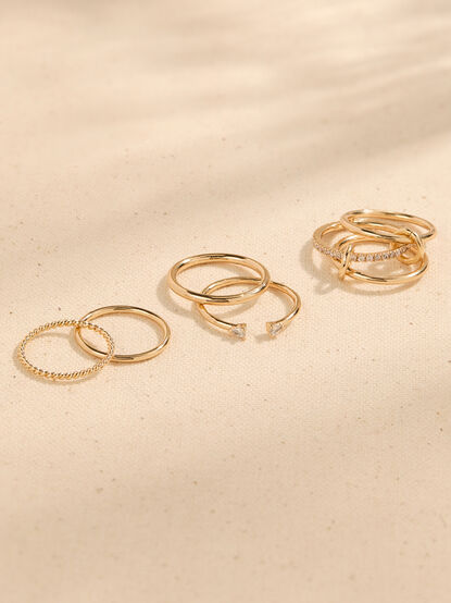 Dainty Layered Ring Set - ALTAR'D STATE KIDS