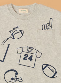 "It's Good!" Field Goal Sweatshirt Detail 6 - AS Kids