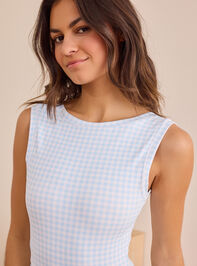 Warm Up Gingham Dress Detail 4 - AS Kids