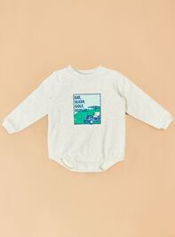 Eat Sleep Golf Sweatshirt Bubble Detail 2 - ALTAR'D STATE KIDS