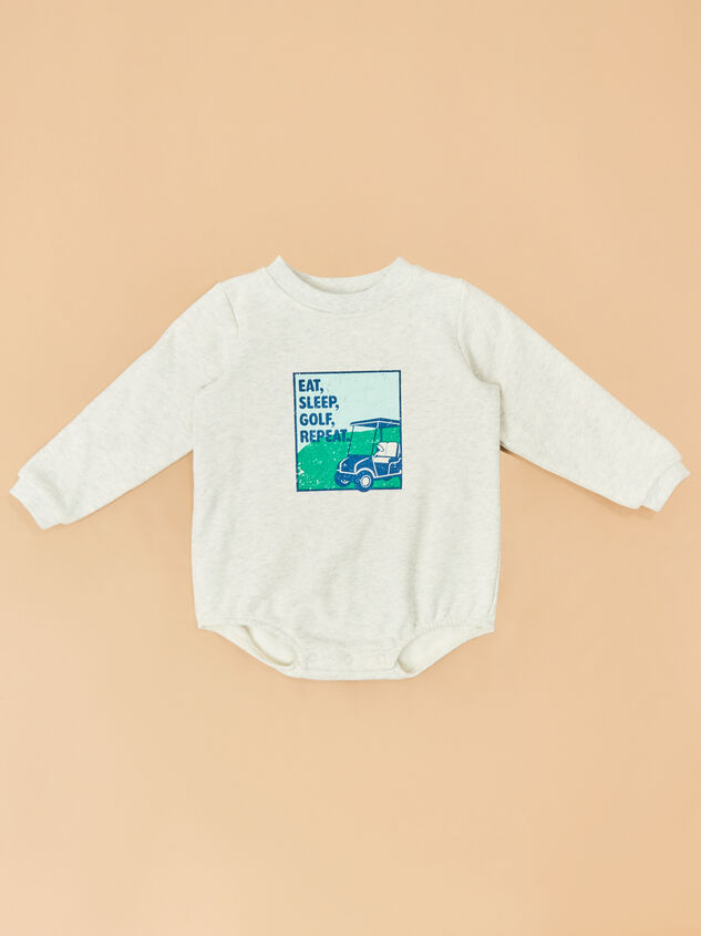 Eat Sleep Golf Sweatshirt Bubble Detail 2 - ALTAR'D STATE KIDS