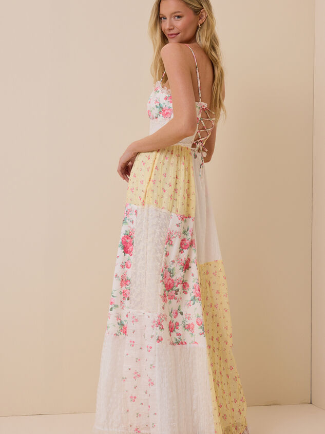 Lareigh Floral Maxi Dress Detail 4 - ALTAR'D STATE KIDS