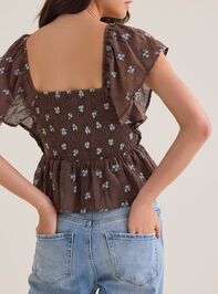 Maggy Embroidered Floral Top Detail 6 - AS Kids