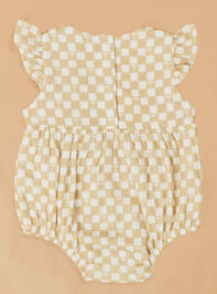 Palm Check Gauze Bubble Detail 3 - ALTAR'D STATE KIDS