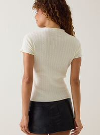 Felicity Mockneck Sweater Tee Detail 5 - AS Kids