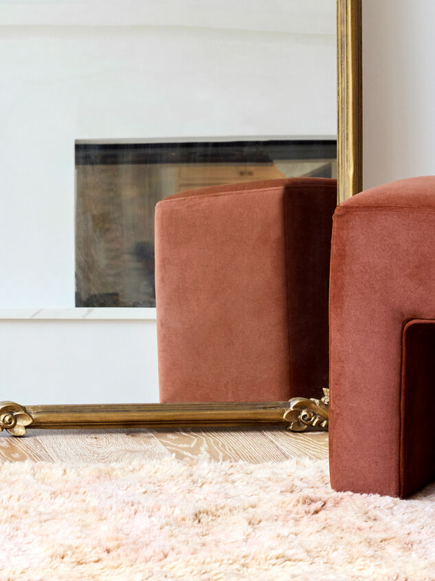 Alyssa Upholstered Stool Detail 2 - ALTAR'D STATE KIDS