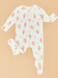 Ballet Bear Smocked Footie Detail 2 - ALTAR'D STATE KIDS