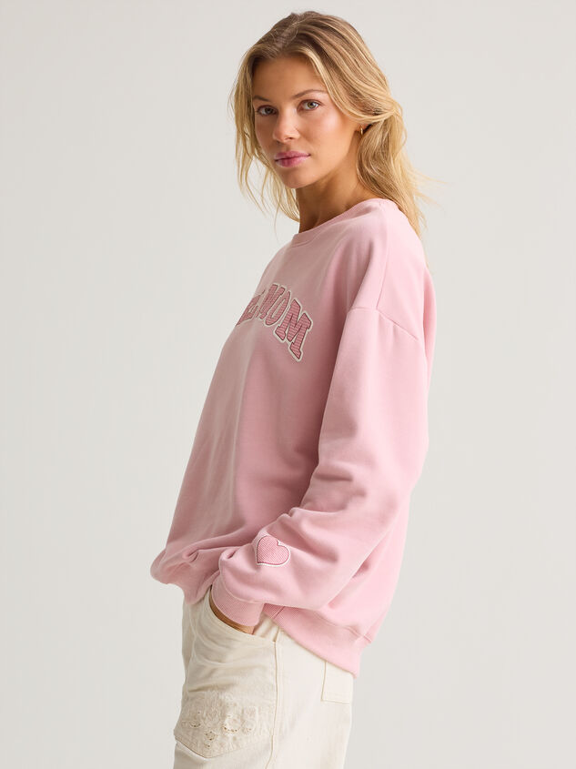 Girl Mom Graphic Sweatshirt Detail 4 - AS Kids