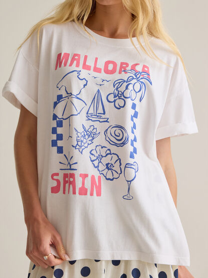 Mallorca Spain Oversized Tee - AS Kids