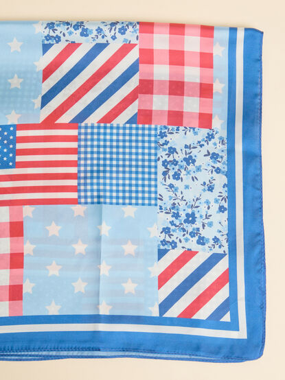 Flag Patchwork Scarf - ALTAR'D STATE KIDS