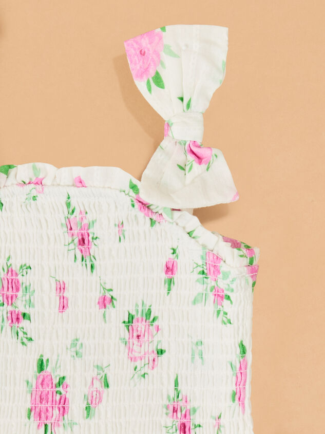 Lani Floral Top and Skort Set Detail 3 - ALTAR'D STATE KIDS