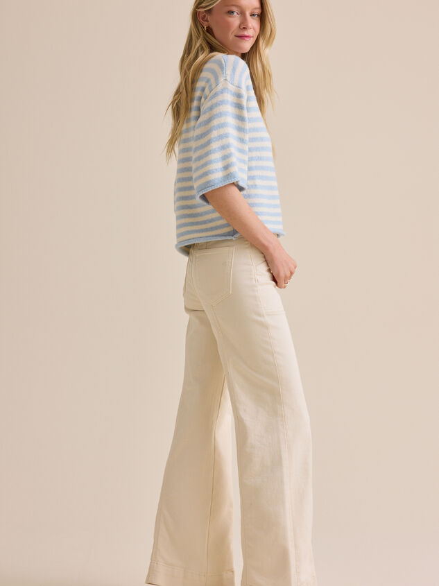 Iris Striped Roll Neck Cardigan Detail 5 - ALTAR'D STATE KIDS