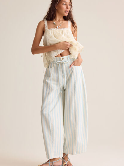 Alondra Stripe Tie Pants - AS Kids