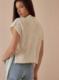 Jess Short Sleeve Sweater Detail 6 - AS Kids