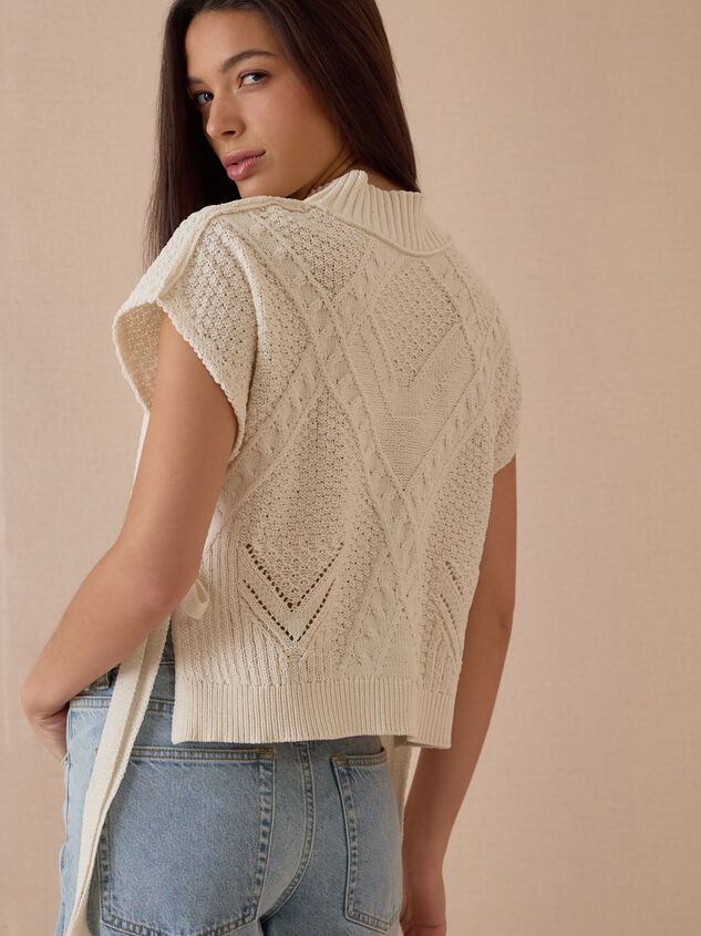 Jess Short Sleeve Sweater Detail 6 - AS Kids