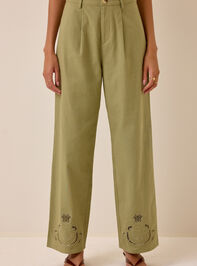 Paloma Embroidered Pant Detail 2 - AS Kids