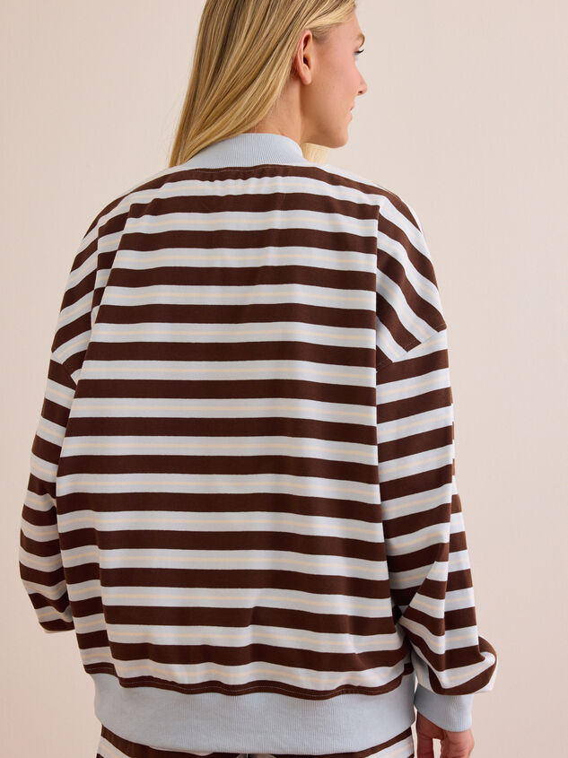 Victory Lap Stripe Mockneck Detail 5 - AS Kids